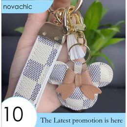 Designer Keychain Wallet Keyring Purse Pendant Car Chain Charm Bucket Bag Flower Mini Coin Holder Keychains 139