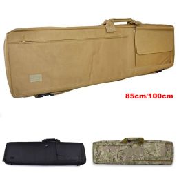 Bags 85CM 100CM Military Rifle Camo Bag Gun Carry Case Tactical Shooting Hunting Accessories Army Airsoft Paintball Shoulder Pouch