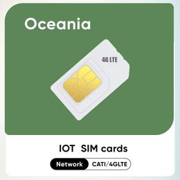 Oceania 500M Data SIM Card for Secure Cellular Connectivity Smart Devices Vending Hines GPS Trackers No Contract