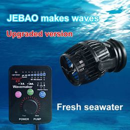 Jebao Mini Wave Pump RW4 RW8 RW15 RW20 Coral Cylinder Pump Ocean Aquarium Wave Manufacturing Pump General 110-240V Y200922296Q