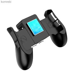 Game Controllers Joysticks Cooling Fan PUBG Controller Semiconductor Cooler Game Trigger Shooter Joystick Gamepad For Android Iphone Phone Accessories L24312