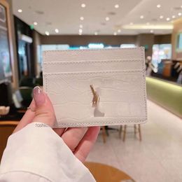 Designer Wallet Womens Men Card Holder Coin Purse Luxury Leather Plånböcker Mini Real Leather Ladies Credit Card Holder Key Ring Credit Card Holder Logo Top