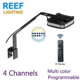 SPECTRA 36W Aqua Knight V2 LED Aquarium lamp for reef coral marine aquarium lighting Fish Nano Tank with remote control Y2009173115