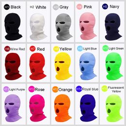 Hot Selling Winter Knitted Candy Colored Woolen Hats, Outdoor Cycling Windproof Hood, Face Mask Hats 808607