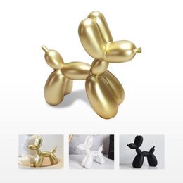 Decorative Objects & Figurines Resin Dog Crafts Electroplating Balloon Furnishings Home Decoration Modern Living Room Desktop Anim206e