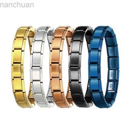 Bangle Y2k Gold Color Plated Italian Bracelet Link Charm DIY Jewelry Making hand chain ldd240312