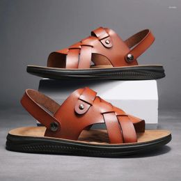 Slippers Sandals Men's Unisex Wear-resistant Shoes For Men Indoor And Outdoor Soft Comfortable Non-slip Platform