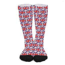 Women Socks British Flag Stockings UK Flags Design Funny Winter Anti Slip Unisex Cycling High Quality