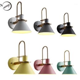 Nordic clarion wall lamp modern industrial wall light LED E27 with 3 colors for bedroom living room restaurant kitchen aisle bar12166