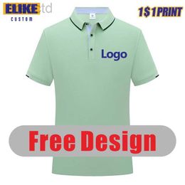 Men's Polos ELIKE Colours New Fashion Custom Polo Shirt Print Design Brand Embroidery Summer Clothing S-6XL ldd240312