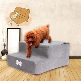 Convenient High-density Sponge Pet Stair Microfiber Cover Non-slip Bottom Washable Zipper Popular Pet Dog Cat Funny Dog Toy1208w