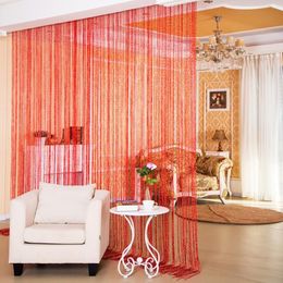 String Curtains Patio Net Fringe For Door Screen Windows Divider Cut To Size String Curtain Shiny Tassel Line Curtains252r