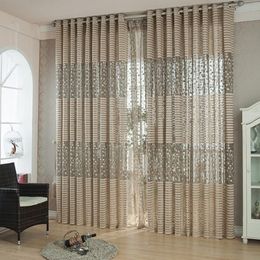 European Curtains for Living Room Jacquard Curtains Window Panel Curtain Fabric for Bedroom Custom Shading320y