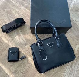 Shoulder Bags Designer Galleria Saffianos Leather Mini Tote Women Handbags Purses Crossbody bag 3 in 1 Size 23cm kj
