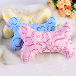 Plush Bone Shape Pet Dog Pillow Cosy Toys For Small Dogs Puppy Toy Pets Shop Supplies Accessories Apparel215A