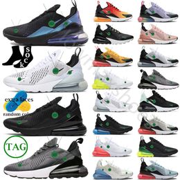 Outdoor Running Shoes 270 Tea Berry Oil Green Metallic Silver Lifestyle Mesh Sneakers Men Triple White Black 270s Runnin Orange Ocean Bliss