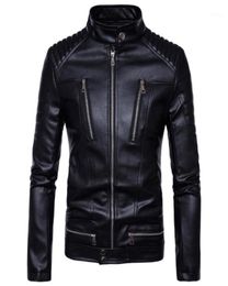 New Motorcycle Jackets Men Genuine Leather Jacket Vintage Retro Racing Zipper Biker Punk Casual Coats Motorcross Windproof Coat1754735846