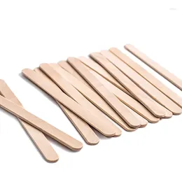 Baking Moulds 100 Craft Sticks Ice Popsicles Cream Natural Wood Gourmet Are Very Suitable For DIY Crafts