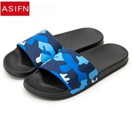 ASIFN Men39s Slippers Flip Flops Camo Casual Slides Men Shoes Nonslip Beach Shoes Summer Sandals 4 Colours Zapatos Hombre6377852