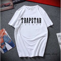 Mens Shirt T 2024 Trapstar Designer Shirt Men Women Hip Hop Top New Print T-shirt Summer Fashion Black Sportswear Brand Sweatshirt Cloth 416