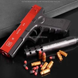 Gun Toys Gun Toys M1911 Shell Drop Gun Soft Bullet Toy G17 Gun Safe Soft Hand Bullet Operates One Piece Drop Shipping 2400308