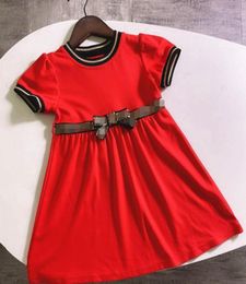 Designer Girl039s Dresses Letter F F Kids Bow Cute Dresses Elegant Short Sleeve Skirt Luxury Baby Girl039s Clothing Lace Pri9838596