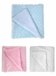 Baby Blanket Soft Warm Wool Baby Bed Quilt Bath Towel Pyjamas VNRw1626365