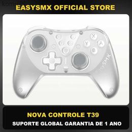 Game Controllers Joysticks EasySMX T39 Bluetooth Gamepad Wireless Controller Compatible with Nintendo Switch PC Laptop iOS Steam with Hall Joystick L24312