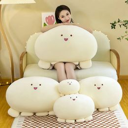 Cute Octopus Dumpling Pillow Stuffed Toy Big White Dumpling Doll Sleeping Doll Gift