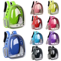 Cat Carrier Bags Breathable Pet Carriers Small Dog Cat Backpack Travel Space Capsule Cage Pet Transport Bag Carrying For Cats206v
