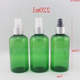 wholesale, high quality 220ml green beautiful spray pump plastic bottle for personal care, 220cc sprayer cosmeticshigh quatiy Okrah