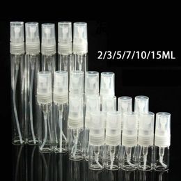 2/3/5/7/10/15ML Mini Clear Glass Refillable Perfume Pump Spray Bottle Atomizer Empty Cosmetic Sample Gift Container Mewqv Xqmnf