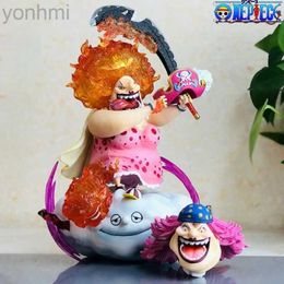 Action Toy Figures One Piece Figure 28CM GK Big Mom Charlotte Linlin Anime Figure Four Emperors Action Figure Collectible Model Toys christmas Gift ldd240312