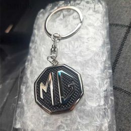 Keychains Lanyards 1X Metal MG Car Keychain Keyring Key Chain Auto Key Ring Holder For mg SCANIA Styling Accessorie 24312