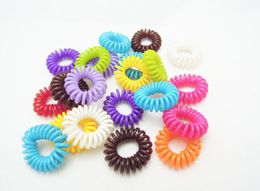 Hair Accessory Telephone Line Gum Candy Elastic Hair Band For Girl Hair Band Rope Scrunchy styling tools accessories2731902