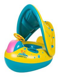 Baby Kids Summer Swimming Pool Swimming Ring Inflatable Swim Float Water Fun Pool Toys Swim Ring Seat Boat Water Sport259s1563692