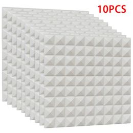 10 Pcs Foam 3D Brick Wall Stickers Self-Adhesive DIY Wallpaper Tile Wall Stickers for Panel Background Bedroom Decor341V