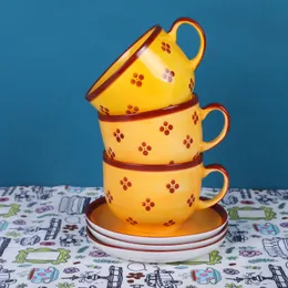 Conjunto de caneca de café de mercadorias de programa de TV de amigos, xícara de café