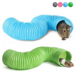 Toys Hamster Game Pipeline Small Pet Fun Tunnel Telescopic 100cm Pipe Guinea Pig Hedgehog Totoro Ferret Product Rat Toys Stretch Tube