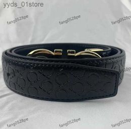 Belts 2023 Smooth leather belt luxury belts designer for men big buckle male chastity top fashion mens wholesale L240312
