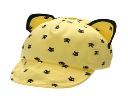 Baby Summer Hat Lovely Cat Ear Sun Hat Kids Baseball Cap for Children Newborn Toddler Boys Girls Cartoon Peaked Cap4745491