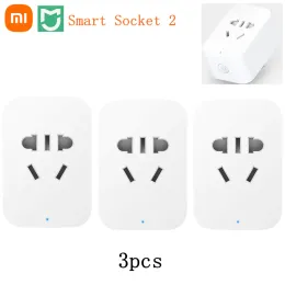 Control Xiaomi Mijia Smart Socket 2 Bluetooth Wireless Remote Sockets Adaptor Power On And Off With Phone For Mihome APP