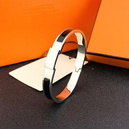 Brand Bracelets Luxury Bangles Modern jewlery silver titanium steel 19 Colour select Wristband men women designer jewlry Thanksgiving Day gifts wholesale