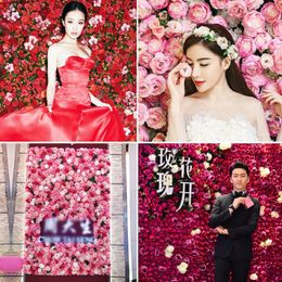 Artificial Flowers Row Arch DIY Birthday Party Home rose peony Wall Background Banquet Table Arrangement Decoration T2207263037
