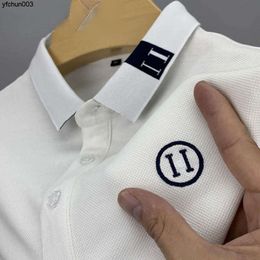 Puls tamanho algodão mens polo camisa carta bordado manga curta tshirt designer moletom masculino casual pulôver tee homem t-shirt 4xl 5xl