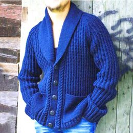 Men's Sweaters Autumn And Winter Casual Long Sleeve Sweater Cardigan
