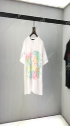 21ss Designers Tee top pastel season naive Mens Womens T Shirts fireman watercolor marine life Man Paris Fashion Tshirt Short Sle9632569