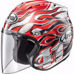 ARA I Jet VZ-RAM Corsair-X Haga GP 3/4 Open Face Helmet Off Road Racing Motocross Motorcycle Helmet