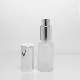20ml 066oz Refillable Fragrance Bottle with Silver Sprayer Thick Glass for Perfumes, Colognes, Essential Oils, Beauty Sprays Perfume O Gcgx