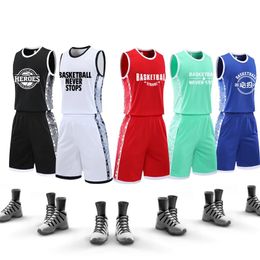 Custom Retro Basketball Jerseys Mens 100 Polyester Uniform Sets For College Team Summer Breathable Shirts 240306